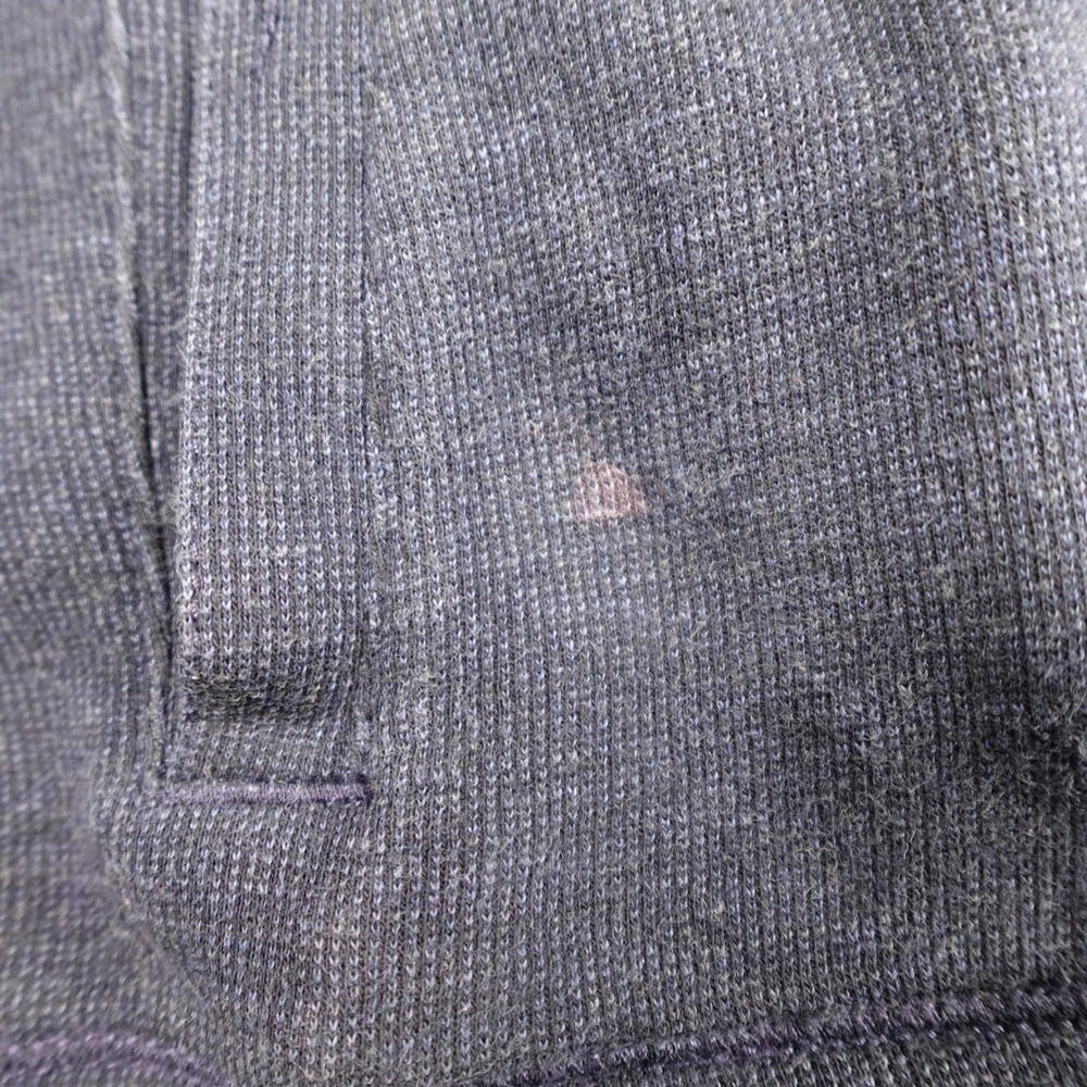 Tommy Bahama Mens Large Blue Waffle Knit Quarter Zip Pullover Sweater Marlin - Picture 4 of 6